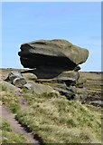 SK0886 : Noe Stool on the edge of the Kinder Plateau by Neil Theasby