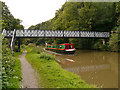 Narrowboat and Footbridge, Trent and Mersey Canal