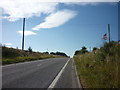 Looking up to former A1 slip road