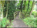 Footbridge on Lovely Hall Lane