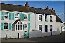 SW6325 : Seaside cottages in Loe Bar Road by David Martin