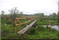 TQ0315 : Footbridge, Wey South Path by N Chadwick