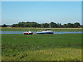 SU8303 : Boats on the mud, Fishbourne Channel by Robin Webster