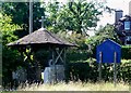 Lych gate and notice board, Plumpton Green