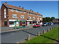 A parade of shops on the Underhill Estate