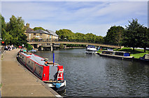 TL5479 : Canal boats on the River Great Ouse - Ely by Mick Lobb