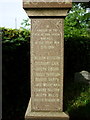 The War Memorial at Newton Arlosh