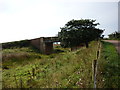 The bridge over the disused rail line