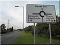 Roundabout ahead on Hatfield Lane