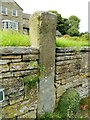 Stoop way sign and Mathers Grave at Mathersgrave