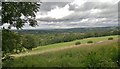 View towards distant Manchester across Mellor and Townscliffe Golf Course