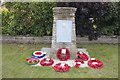 SU5990 : Wreaths round the Memorial by Bill Nicholls
