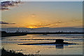 TQ7081 : Dawn at the new RSPB mud flats, Stanford-le-Hope by Frank Lumsden