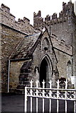 R4646 : Adare - Main Street - Trinitarian Priory (1230) / Holy Trinity Abbey Church Entrance by Suzanne Mischyshyn