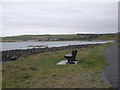 A bench seat by Boyndie Bay