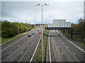 SP2086 : M6 junction 3A looking east by Robin Stott
