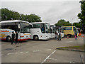 SJ7760 : Coach Park, Sandbach Services by David Dixon