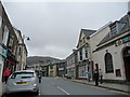 Part of the main street in Blaenau Ffestiniog