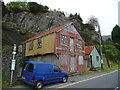 Old corrugated building in Blaenau Ffestiniog