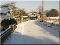 West Street Cottages in the snow, West Street