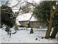 Ham church in the snow