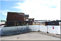 SU5902 : Demolition of Holbrook Recreation Centre (2) by Barry Shimmon