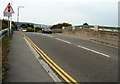 A3033 bridge over a railway, Weston-super-Mare