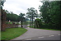 The gates to Alderbrook Farm