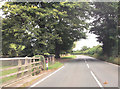 A490 at entrance to Brookfield Hall