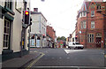 The Cross Welshpool from Berriew Street