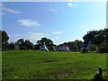 NY3701 : Tipis at Low Wray Campsite by Anthony Parkes