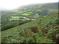 Path through bracken above Capel-y-ffin