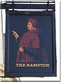 Sign for The Hampton, Upper North Street, BN1