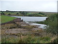 Reservoir and outflow in Blaen Rhymni