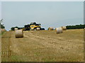TG2339 : Combine Harvester at work near Northrepps by Dave Fergusson