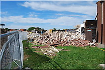 SU5902 : Demolition of Holbrook Recreation Centre (4) by Barry Shimmon