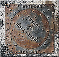 J6268 : Manhole cover, Ballywalter Park by Rossographer