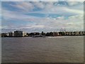 View of Rotherhithe from the riverside terrace of the Prospect of Whitby pub