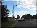 Roundabout on St Albans Road, Harpenden