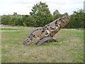 SK7952 : Queen's Sconce, cannon sculpture  by Alan Murray-Rust