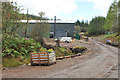 Timber yard at Derybruich