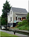 Dilapidated lock cottage near Saltley, Birmingham