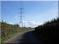 ST2242 : Electricity power lines, near Coultings by Roger Cornfoot