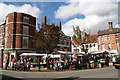 Louth market and the art deco building