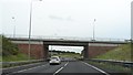 Windy Arbour Road crosses the slip road