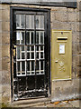 SJ9784 : Barney Storey's Golden Postbox in Disley by David Dixon