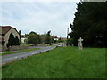 Looking across the A3030 from SS Peter & Paul  to Church Green