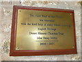 ST6911 : Plaque in the church porch at Holwell by Basher Eyre