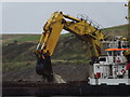 NJ9505 : Dredging at Aberdeen Harbour Mouth by Colin Smith