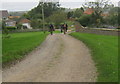 Track towards the River Tees from Low Worsall Village Green